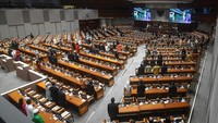 Rapat paripurna akan digelar di gedung Nusantara II MPR/DPR/DPD RI, Senayan, Jakarta, Selasa (16/1/2024).