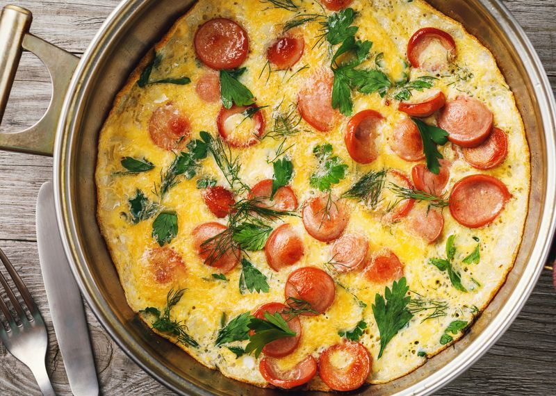 Resep Sosis Omelet