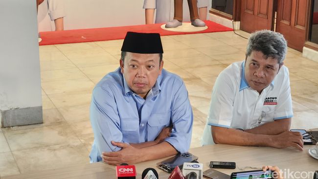 Sekretaris Tim Kampanye Nasional (TKN) Prabowo Gibran, Nusron Wahid. (Adrial Akbar/detikcom)