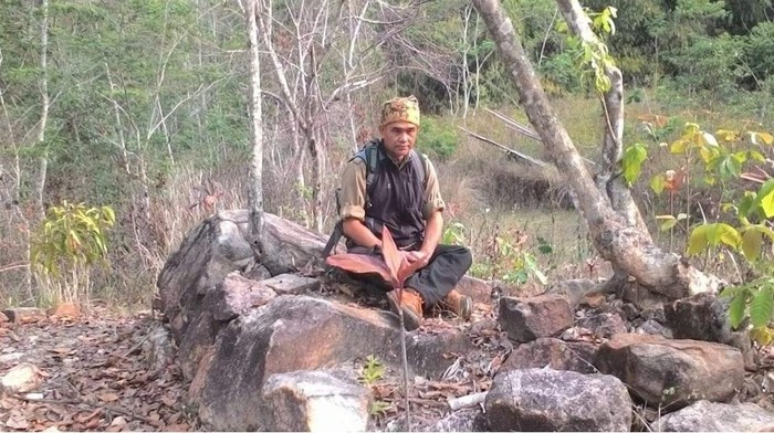 Temuan menhir dan punden berundak di Gunung Walat Sukabumi.