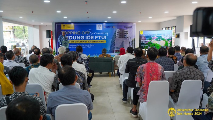 Topping Off Gedung IDE, Pusat Kolaborasi & Inovasi FTUI