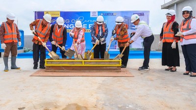Foto: Topping Off Gedung IDE, Pusat Kolaborasi & Inovasi FTUI