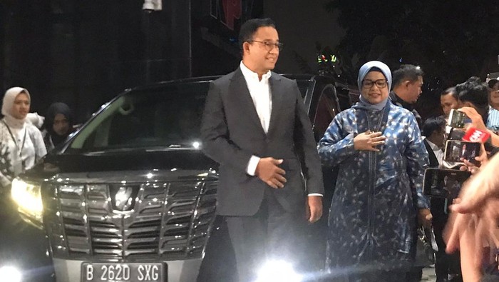 Anies Baswedan tiba di KPK untuk paparkan program antikorupsi (Firda/detikcom)