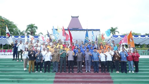 Deklarasi Pemilu Damai di Kota Kupang, Rabu (17/1/2024).