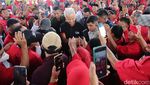Momen Ganjar Bakar Semangat Pendukung di Kendal