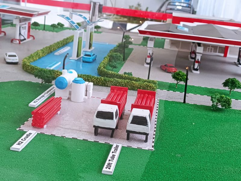 Groundbreaking SPBU Hidrogen Pertamina