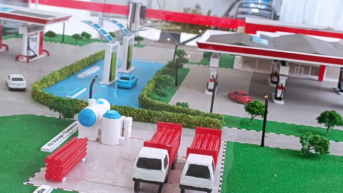 Groundbreaking SPBU Hidrogen Pertamina