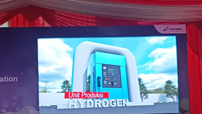 Groundbreaking SPBU Hidrogen Pertamina