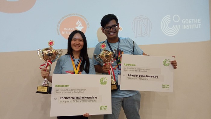 Juara 1 dan 2 Olimpaide Bahasa Jerman Nasional 2024 Juara 1 dan 2 Olimpaide Bahasa Jerman Nasional 2024
