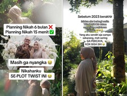 Viral Pernikahan Plot Twist, Wanita Ini Langsung Dinikahi Kekasih Usai Dilamar