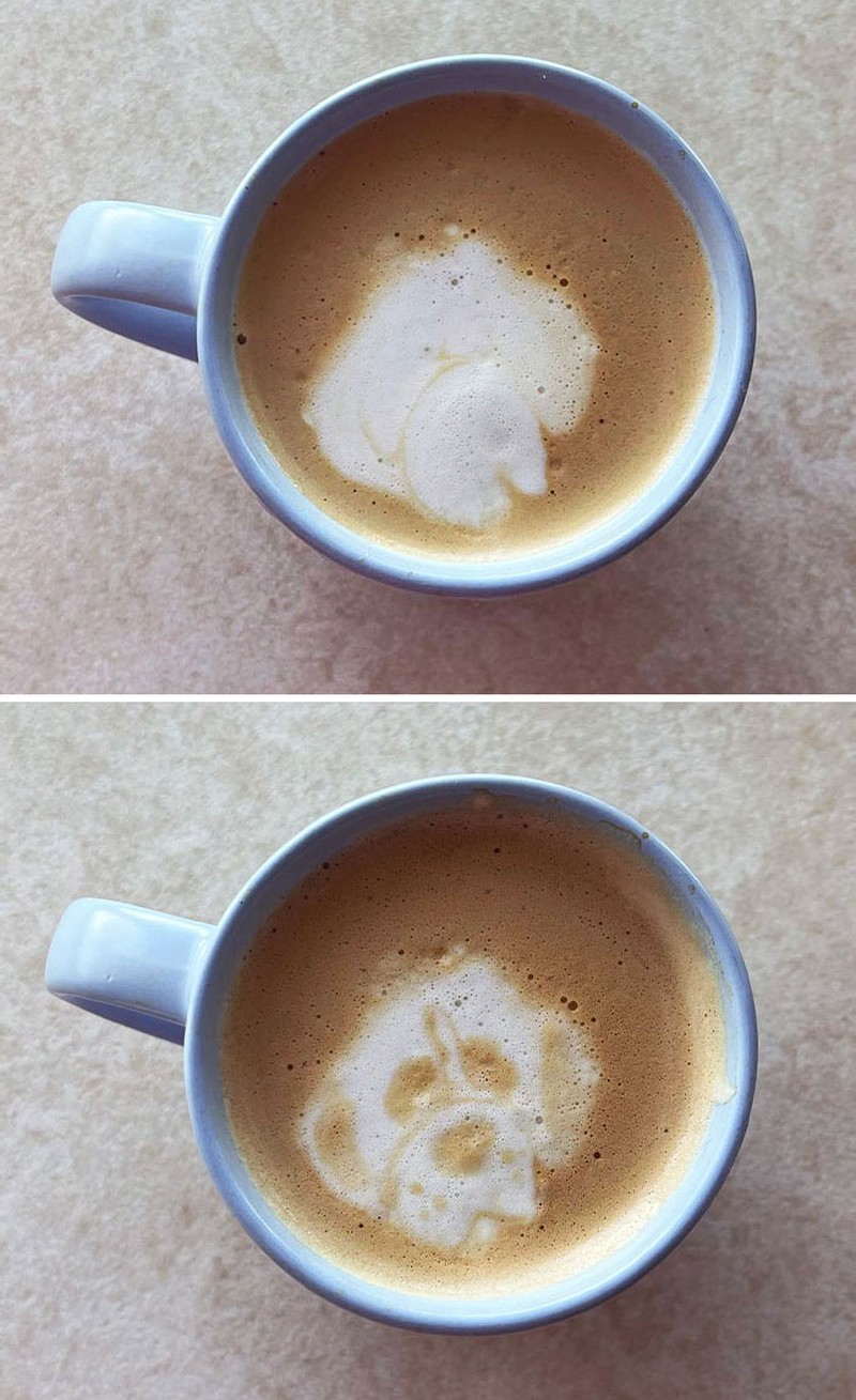 Kocak! Kumpulan Latte Art yang Gagal Total