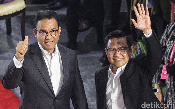 Tiga pasang capres cawapres telah tiba di Gedung KPK, Jakarta, Rabu (17/1/2024). Mereka akan adu gagasan antikorupsi yang digelar KPK.