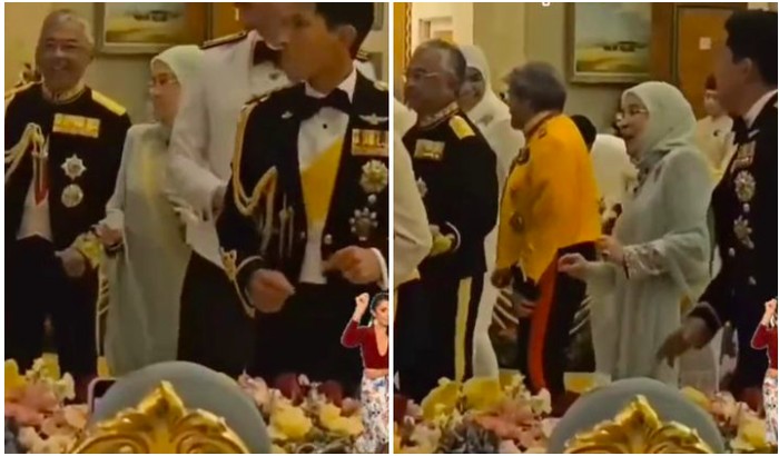 Pangeran Abdul Mateen bergoyang poco-poco