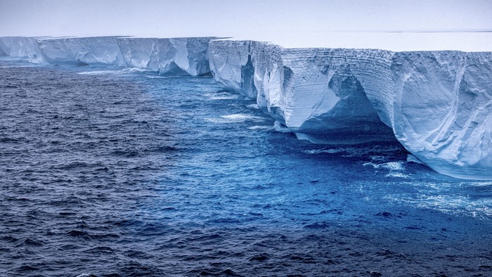 The worlds largest iceberg, named A23a, is seen in Antarctica, January 14, 2024, in this picture obtained from social media.  Rob Suisted - http://naturespic.com/via REUTERS  THIS IMAGE HAS BEEN SUPPLIED BY A THIRD PARTY. MANDATORY CREDIT.