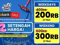 Januari Healing Ceria, Tiket Trans Studio Bandung Diskon 50%