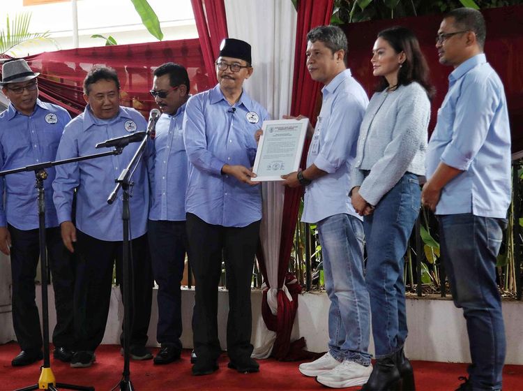 Relawan Gerakan Tani Nelayan Deklarasi Dukung Prabowo-Gibran
