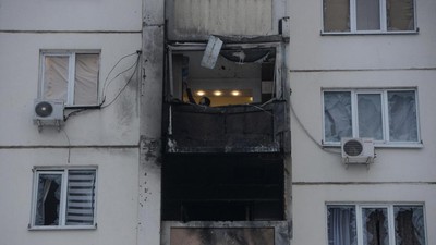 Serangan Drone Hantam Apartemen di Voronezh Rusia
