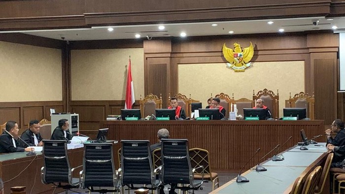 Sidang pengacara Lukas Enembe (Mulia/detikcom)