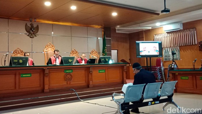 Suasana sidang kasus Bandung Smart City jilid II