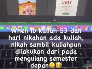 Viral Pengantin Ikut Kuliah Online UMY Saat Resepsi, Begini Kisahnya