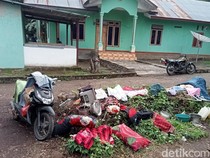 Pilu Pengungsi Erupsi Gunung Lewotobi, Tenda Kebanjiran Saat Hujan Deras