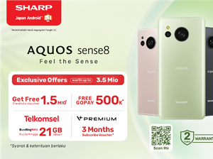 Sikat! HP Terlaris di Jepang Sharp AQUOS Sense8 Beri Penawaran Eksklusif