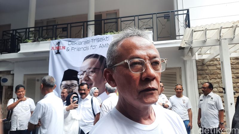 Alumni Trisakti Deklarasi Dukung Anies Muhaimin di Pilpres 2024. (Annisa Aulia Rahim/detikcom)