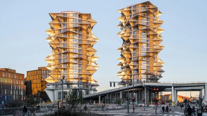 apartemen mirip kaktus di Kopenhagen/Rasmus Hjortshøj via Dezeen