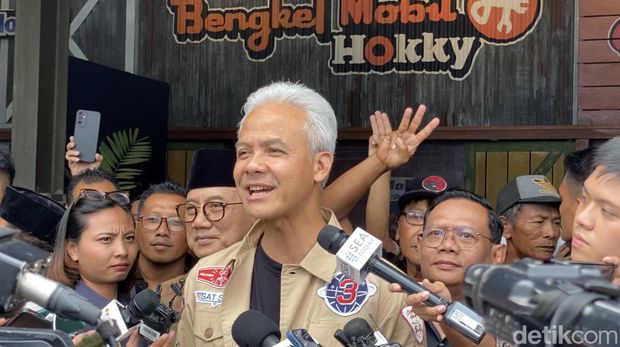 Capres nomor urut 3, Ganjar Pranowo (Devi/detikcom)