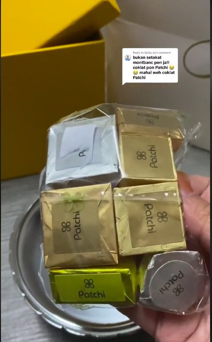 Cokelat mahal menjadi oleh-oleh di pernikahan Putera Mateen dan Anisha