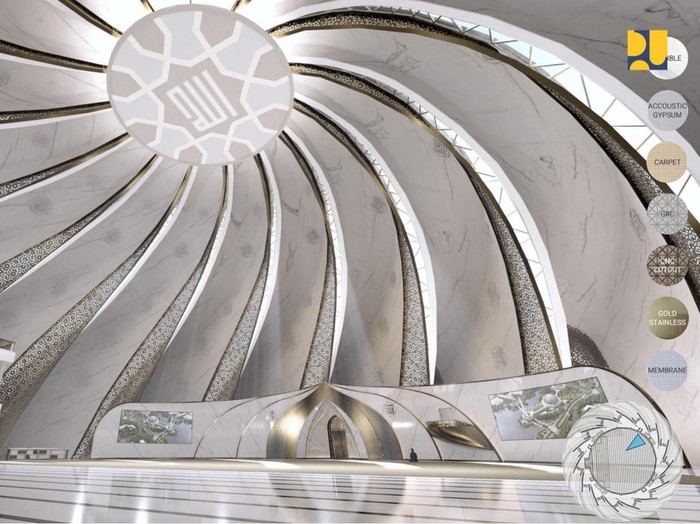Desain Masjid Negara di IKN/Dok. Kementerian PUPR