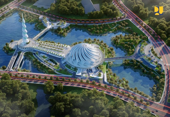 Desain Masjid Negara di IKN/Dok. Kementerian PUPR
