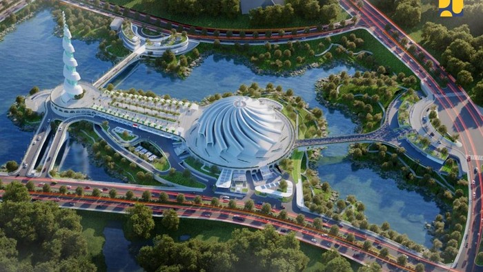 Desain Masjid Negara di IKN/Dok. Kementerian PUPR