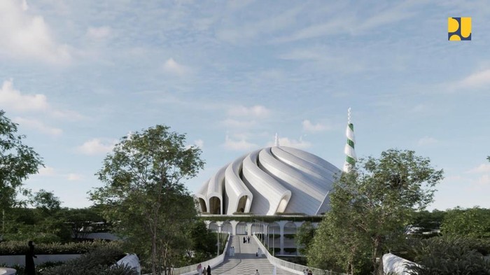 Desain Masjid Negara di IKN/Dok. Kementerian PUPR