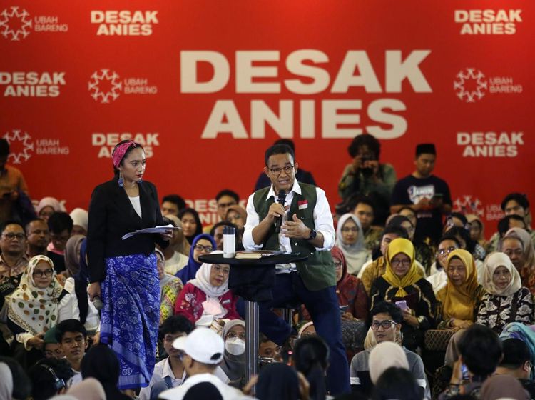 Riuh Desak Anies di Jakarta