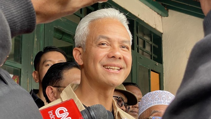 Ganjar Pranowo kampanye di Ngawi, Jawa Timur, Kamis (18/1/2024).