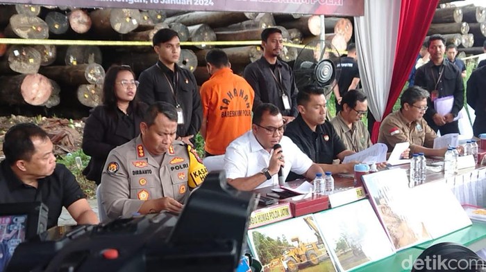 Ilegal logging di Lamongan dibongkar Bareskrim Polri.