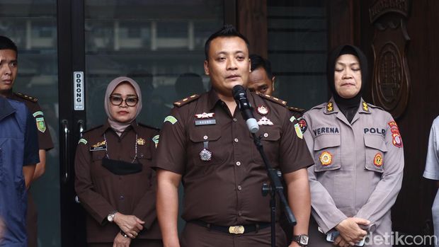 Kasi Pidum Kejari Sleman Agung Wijayanto di Mapolda DIY, Kamis (18/1/2024).