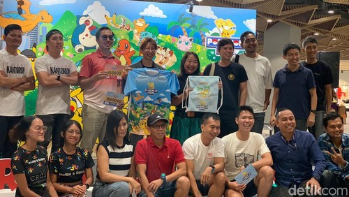Konferensi pers Pokémon Run Bali di Mall Living World, Denpasar, Kamis (18/1/2024). (Foto: Siti Muamalah/detikBali)