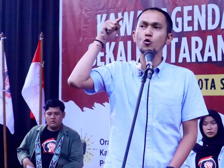Mahasiswa di Kota Semarang Dukung Gerakan Pilpres 2024 Satu Putaran