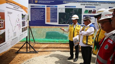 Momen Basuki Cek Instalasi Air IKN di Tengah Beredarnya Isu Mundur