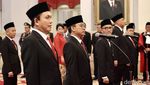 Jokowi Lantik Sembilan Anggota KPPU di Istana
