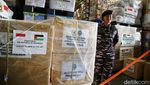 Momen Prabowo Lepas KRI dr Radjiman Kirim Bantuan ke Gaza