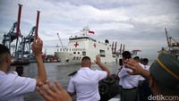 Pelayaran ini nantinya akan menempuh rute Jakarta menuju Belawan hingga ke Al Arish.  