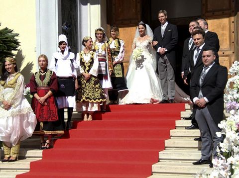 Pangeran Leka II dan Elia Zaharia Pangeran Leka II dan Elia Zaharia (Photo by STRINGER / AFP)