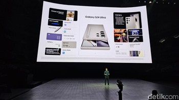 Ini spesifikasi dan fitur Galaxy S24 Ultra. Foto: Adi Fida Rahman/detikinet