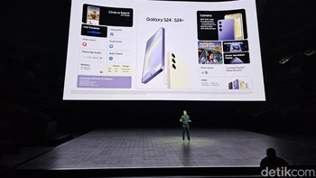 Ini spesifikasi Galaxy S24 dan S24 Plus. Foto: Adi Fida Rahman/detikinet
