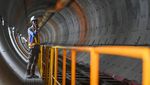 Ini Potret Proyek MRT Jakarta di Bawah Tanah Thamrin-Kota