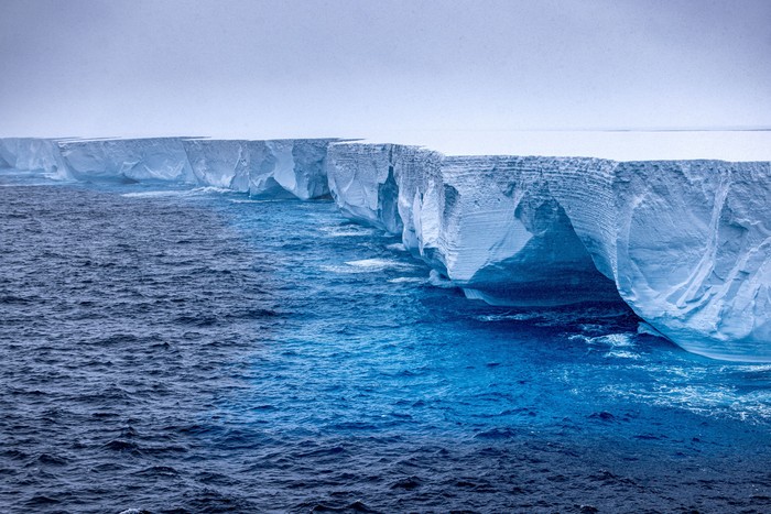 The worlds largest iceberg, named A23a, is seen in Antarctica, January 14, 2024, in this picture obtained from social media.  Rob Suisted - http://naturespic.com/via REUTERS  THIS IMAGE HAS BEEN SUPPLIED BY A THIRD PARTY. MANDATORY CREDIT.
