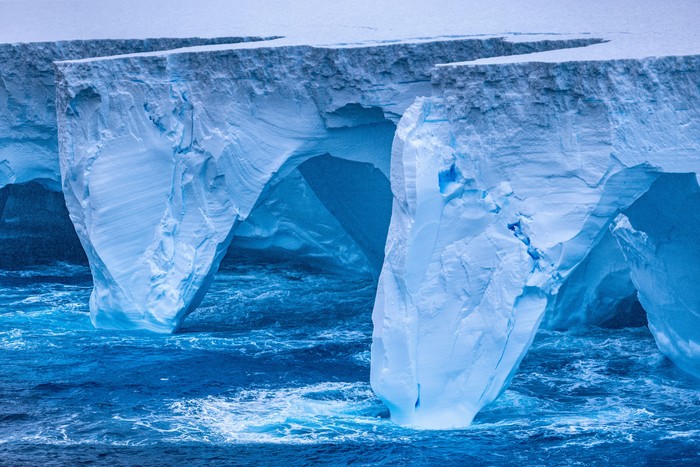 The worlds largest iceberg, named A23a, is seen in Antarctica, January 14, 2024, in this picture obtained from social media.  Rob Suisted - http://naturespic.com/via REUTERS  THIS IMAGE HAS BEEN SUPPLIED BY A THIRD PARTY. MANDATORY CREDIT.